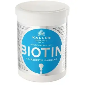 Comparateur de prix : Kallos KJMN Professional Biotin masque pour cheveux fins, fragiles et cassants 1000 ml