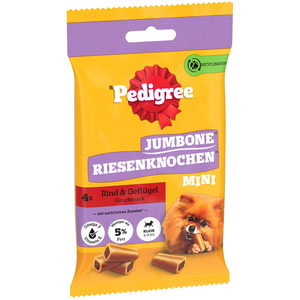 Comparateur de prix : PEDIGREE Mini os géant avec boeuf | 8 x 160 g de friandises pour chien