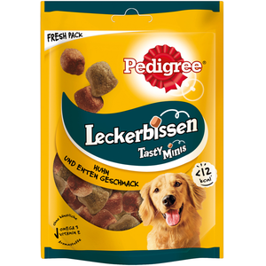 Comparateur de prix : 6x130g Sa Récompense Pedigree bouchées à mâcher, poulet 6 canard - Fri...