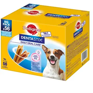 Comparateur de prix : 56xDentastix pour petit chien Pedigree - Friandises pour chien