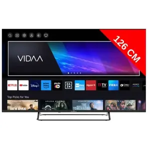Smart-Tech TV QLED 4K UHD 50' (126 cm) 50QV01V VIDAA TV- 3xHDMI - 2xUS... pas cher