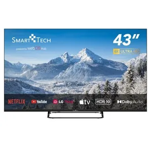 Smart Tech TV LED 4K UHD 43' (139 cm) Smart TV Web OS-43UW02V- Molotov... pas cher