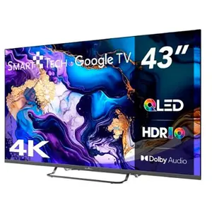 Smart-Tech TV QLED 4K UHD 43' (109 cm) 43QG02V GOOGLE TV-4xHDMI - 2xUSB - Dolby Vision - Dolby Atmos pas cher