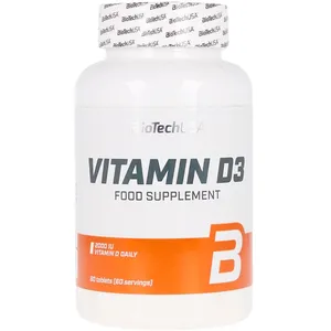 BioTech USA - Vitamine D - Vitamin D3 2000 UI - 60 Comprimés TU pas cher