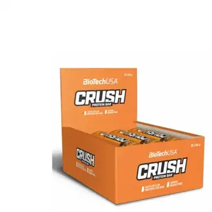 Comparateur de prix : Barres protéinées BioTech USA - Crush Bar - Chocolate Peanut Butter Boite de 12