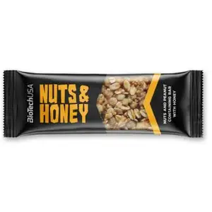 Comparateur de prix : Barres énergétiques BioTech USA - Energy Bars - Nuts & Honey Boite de 28