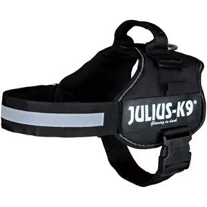 Harnais - Julius-K9 - Power - L-XL 71-96 cm - Noir - Nylon robuste pas cher
