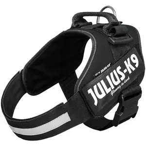 Julius-K9 Harnais Power IDC - 2 - L-XL : 71-96 cm-50 mm - Noir - Pour chien pas cher