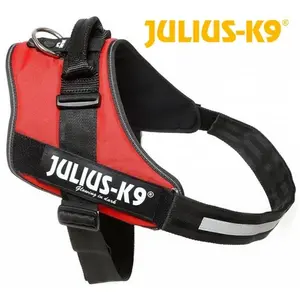 Comparateur de prix : JULIUS K9 Harnais Power IDC 1 L : 63 85 cm - 50 mm - Rouge - Pour chien