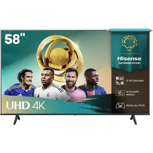 Hisense 58A6Q - TV LED 55 (139 cm) - 4K UHD 3840x2160 - 144 Hz - HDR10... pas cher