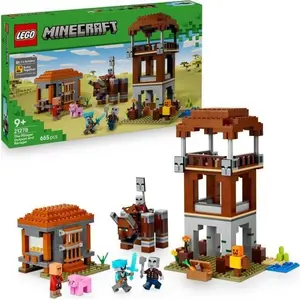 LEGO Minecraft 21278 L'Avant-Poste De Pillards Et Le Ravageur - Jeu Po... pas cher