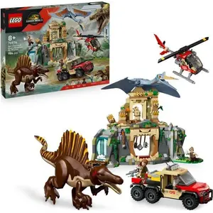 LEGO Jurassic World 76976 Mission Aérienne avec le Spinosaure et le Qu... pas cher