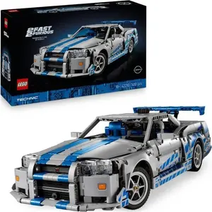 LEGO Technic 42210 Voiture Nissan Skyline GT-R (R34) 2 Fast 2 Furious ... pas cher