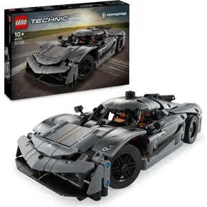 LEGO Technic 42173 Hypercar Koenigsegg Jesko Absolut grise - Set de co... pas cher