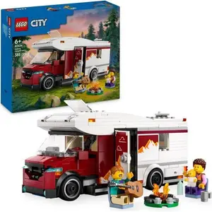 LEGO City 60454 Le camping-car d'aventures - Jeu de construction pour ... pas cher