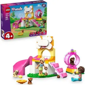 LEGO Friends 42665 L'Aire de Jeux des Chiots - Jeu Créatif des 4 Ans -... pas cher