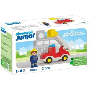 PLAYMOBIL Junior 71683 Camion de pompier, Des 12 mois pas cher
