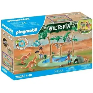 PLAYMOBIL 71624 Explorateurs avec animaux australiens, Wiltopia, 50 pi... pas cher