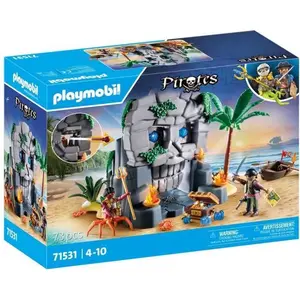 PLAYMOBIL 71531 Ile au trésor pirate et monstre marin - Les pirates pas cher