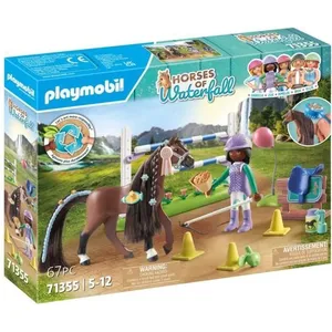 PLAYMOBIL 71355 Zoe & Blaze avec parcours d'obstacles, Horses of Water... pas cher