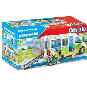 PLAYMOBIL 71329 Bus scolaire, City Life, L'école, 53 pieces, Des 4 ans pas cher