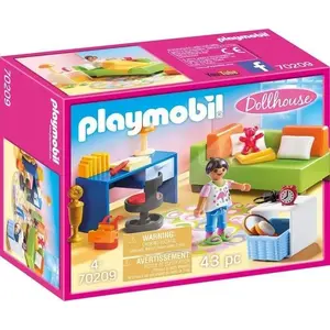 PLAYMOBIL 70209 Chambre d'enfant avec canapé-lit, Maison Traditionnell... pas cher