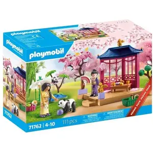 PLAYMOBIL 71762 Jardin asiatique avec deux personnages et pandas, Prom... pas cher