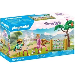 PLAYMOBIL 71849 Jeux de jardin royal avec enfants pas cher