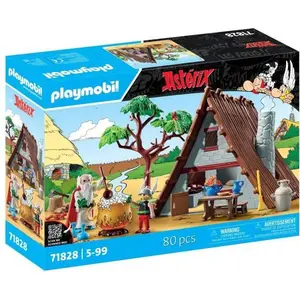 PLAYMOBIL 71828 Hutte d'Astérix avec Panoramix, Astérix, Personnages d... pas cher
