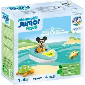 PLAYMOBIL Junior 71707 Mickey avec bateau, Flotte dans l'eau, Jouet po... pas cher