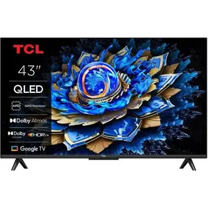 TCL 43T69C - TV QLED 43 (109 cm) - 4K UHD 3840x2160 - HDR10+ - Android... pas cher
