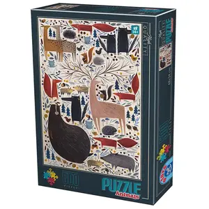 DToys Puzzle 500 pièces : Animaux Sauvages, Kurti Andrea pas cher
