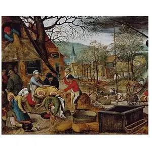 Puzzle 1000 Pièces : Brueghel Pieter le jeune - Automne, DToys