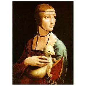 DToys Puzzle 1000 pièces : Léonard de Vinci : La Dame à l'Hermine pas cher