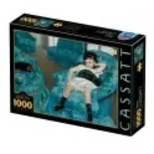 DToys D-Toys Puzzle 1000 pièces : Mary Cassatt - Fille dans Canapé Bleu