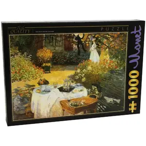 Puzzle 1000 pièces D-Toys Claude Monet Le déjeuner pas cher
