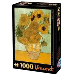D-Toys Puzzle 1000 pièces - Van Gogh : Les tournesols