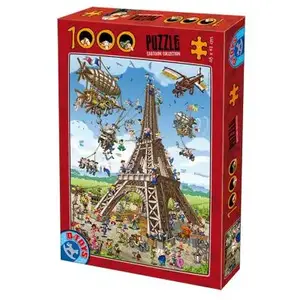 DToys D-TOYS 61218 CC 03 / 61218 CC 04 Puzzle Cartoon Pise, Lot de 1000 - Assorti pas cher