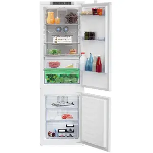 Beko Réfrigérateur congélateur encastrable bcna275e4sn, 254 litres, froid ventilé pas cher
