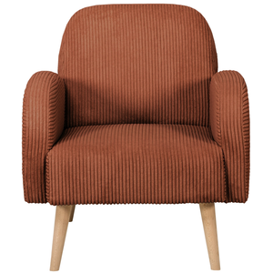 Fauteuil fixe ESKIMO coloris terracotta pas cher