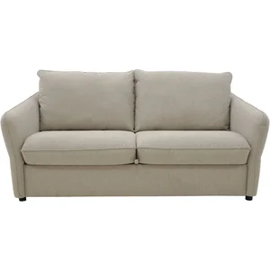 Canape droit convertible beige 3 places LONDON EW pas cher