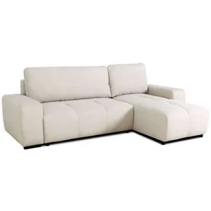 Canapé d'angle SIERRA - Beige pas cher