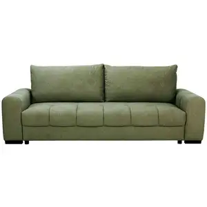 Canapé droit convertible 4 places LEUCATE coloris vert pas cher