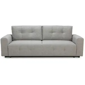 Canapé droit convertible 4 places NOLO EW coloris gris pas cher