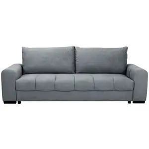 Canapé droit convertible 4 places LEUCATE coloris gris pas cher