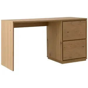 Bureau bois 2 portes Albin CAMIF Bois pas cher