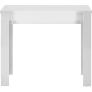 Console extensible CANDICE coloris blanc pas cher