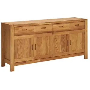Comparateur de prix : Camif - Buffet chêne massif 4 portes 4 tiroirs Luminescence CAMIF