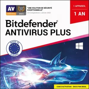 Bitdefender® Antivirus Plus 1 an 1 appareil pas cher