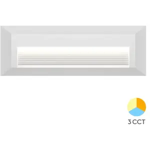 Comparateur de prix : BRAYTRON Applique murale led vekta-b 3en1 3W 180lm IP65 Blanc